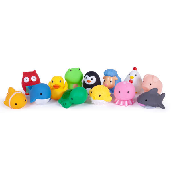 Make bath time a splashy adventure with Swirties! These playful bath toys squirt water with a gentle squeeze, adding endless fun to every soak.