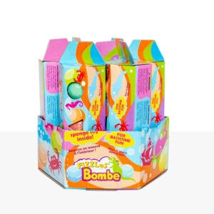 Drop a Bath Magic bath bomb into the tub and watch the magic explode! It fizzes, bubbles, and swirls your bath water into bright, magical colours right before your eyes.